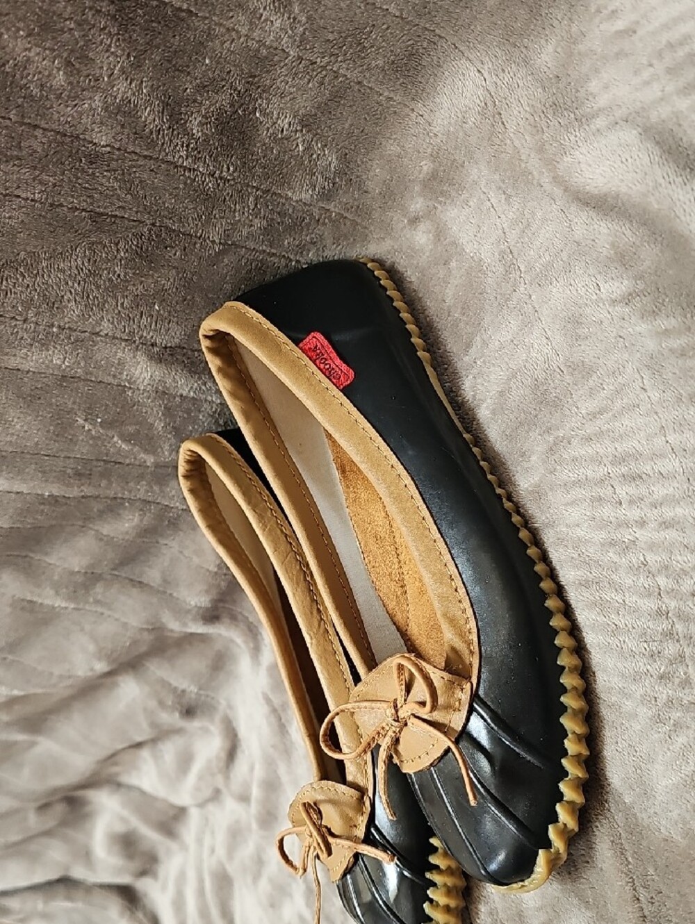 Chooka Women's Duck Skimmer waterproof rain boat slip-on shoes - Picture 3 of 9